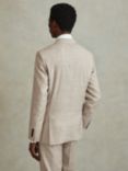 Reiss Boxhill Linen Blend Tailored Fit Suit Jacket, Oatmeal