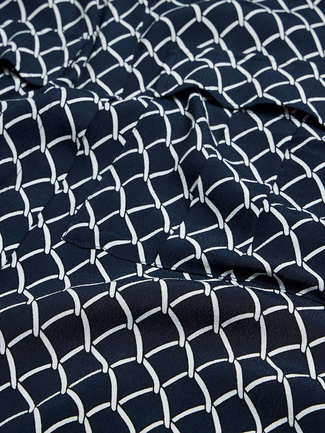 Buy Mint Velvet Short Sleeve Shirt, Blue Navy Online at johnlewis.com