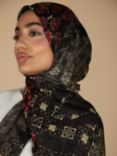 Aab Flower Print Hijab, Multi