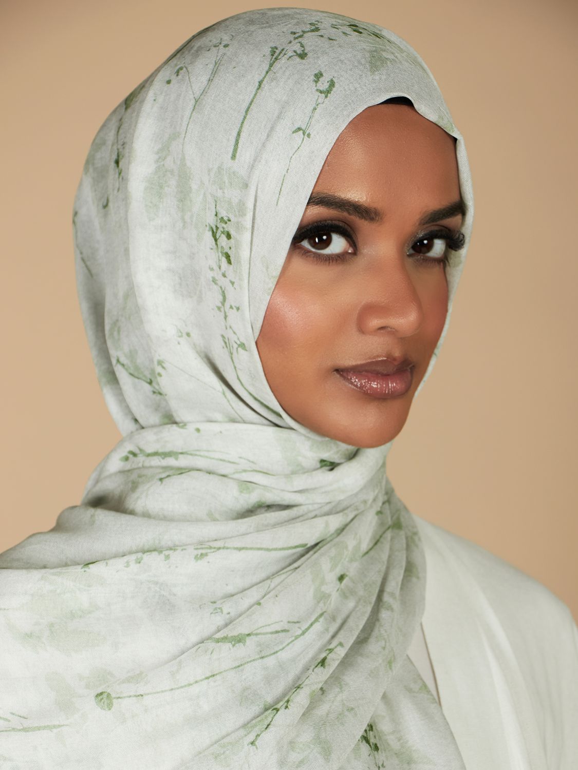 Aab Meadows Print Hijab, Multi, One Size