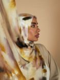 Aab Monet Print Hijab, Multi