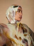 Aab Monet Print Hijab, Multi