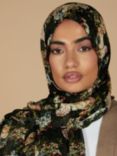 Aab Vintage Blooms Print Hijab, Multi