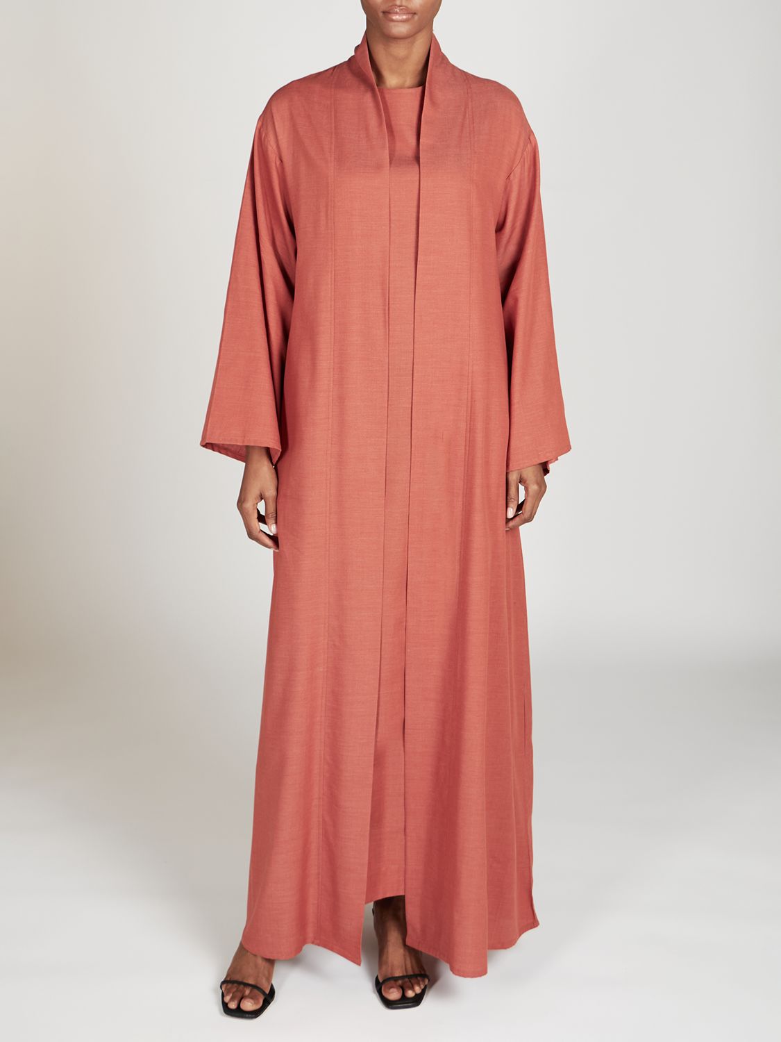 Aab Marrakech Maxi Kimono, Terracotta, S Regular