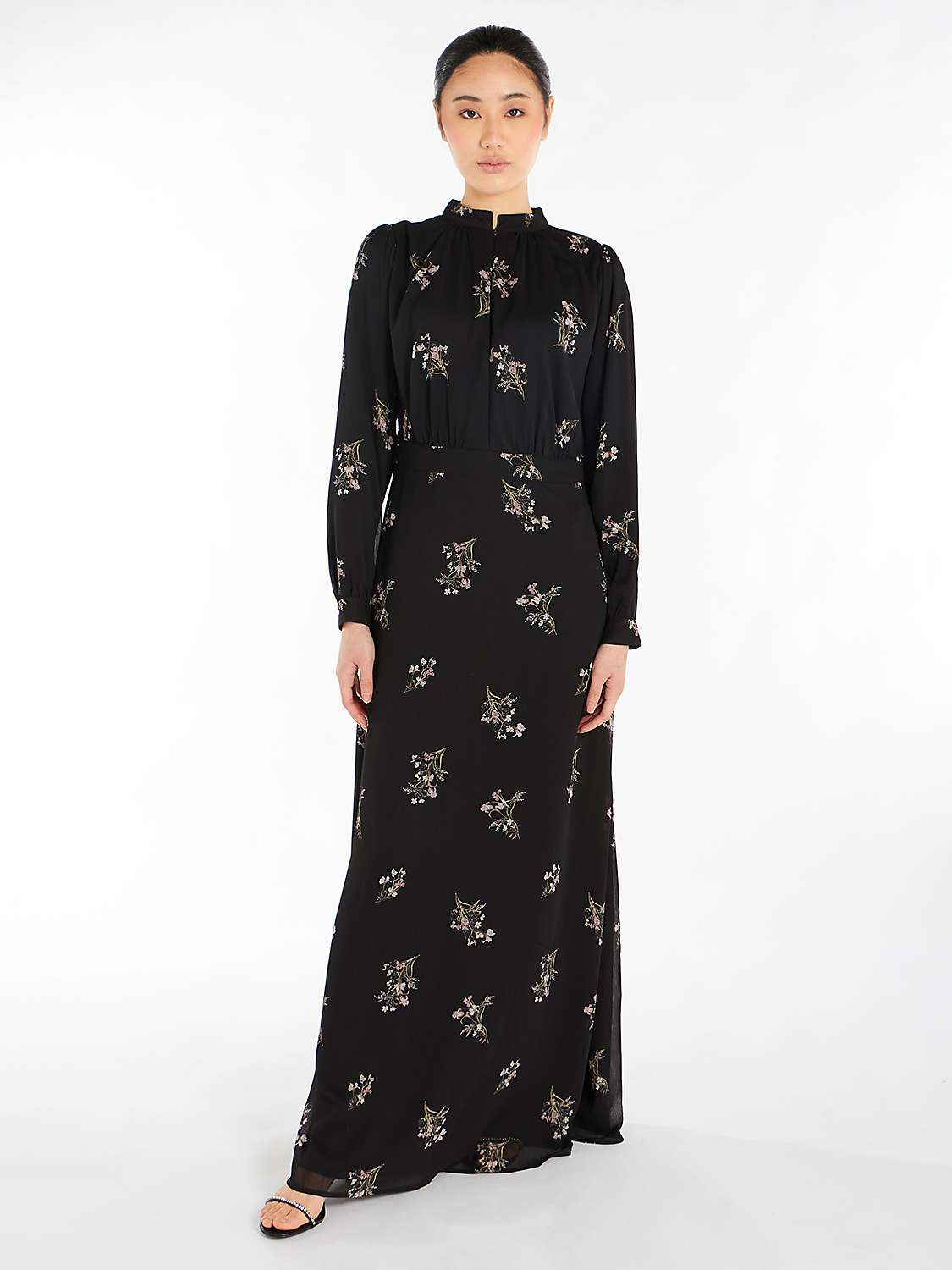 Buy Aab Iris Floral Print Maxi Dress, Multi Online at johnlewis.com