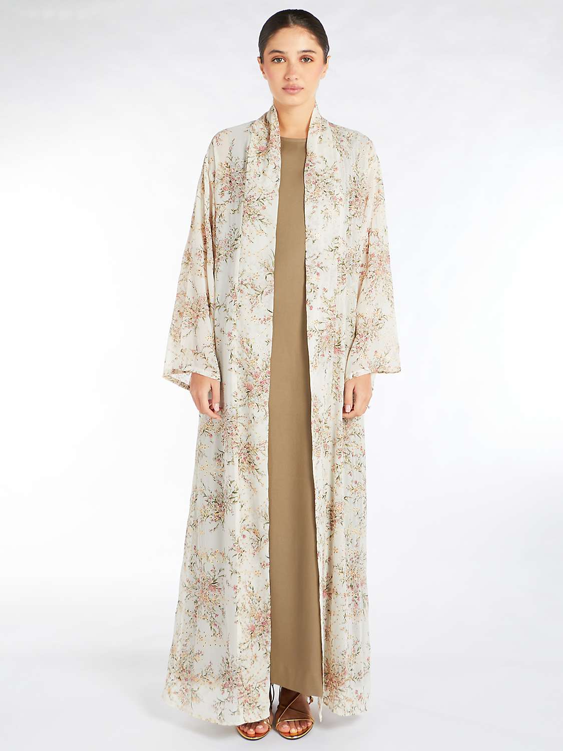 Buy Aab Whimsical Garden Print Kimono Jacket, Multi Online at johnlewis.com