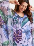 Scarlett & Jo Palms Maxi Kaftan, Purple, Purple