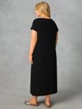 Live Unlimited Curve Petite Jersey Maxi T-Shirt Dress, Black