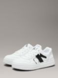 Calvin Klein Kids' CK Low Lace-Up Trainers, White