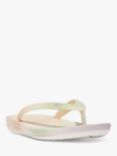 FitFlop Kids' Iqushion Flip Flops, Urban White/Mix