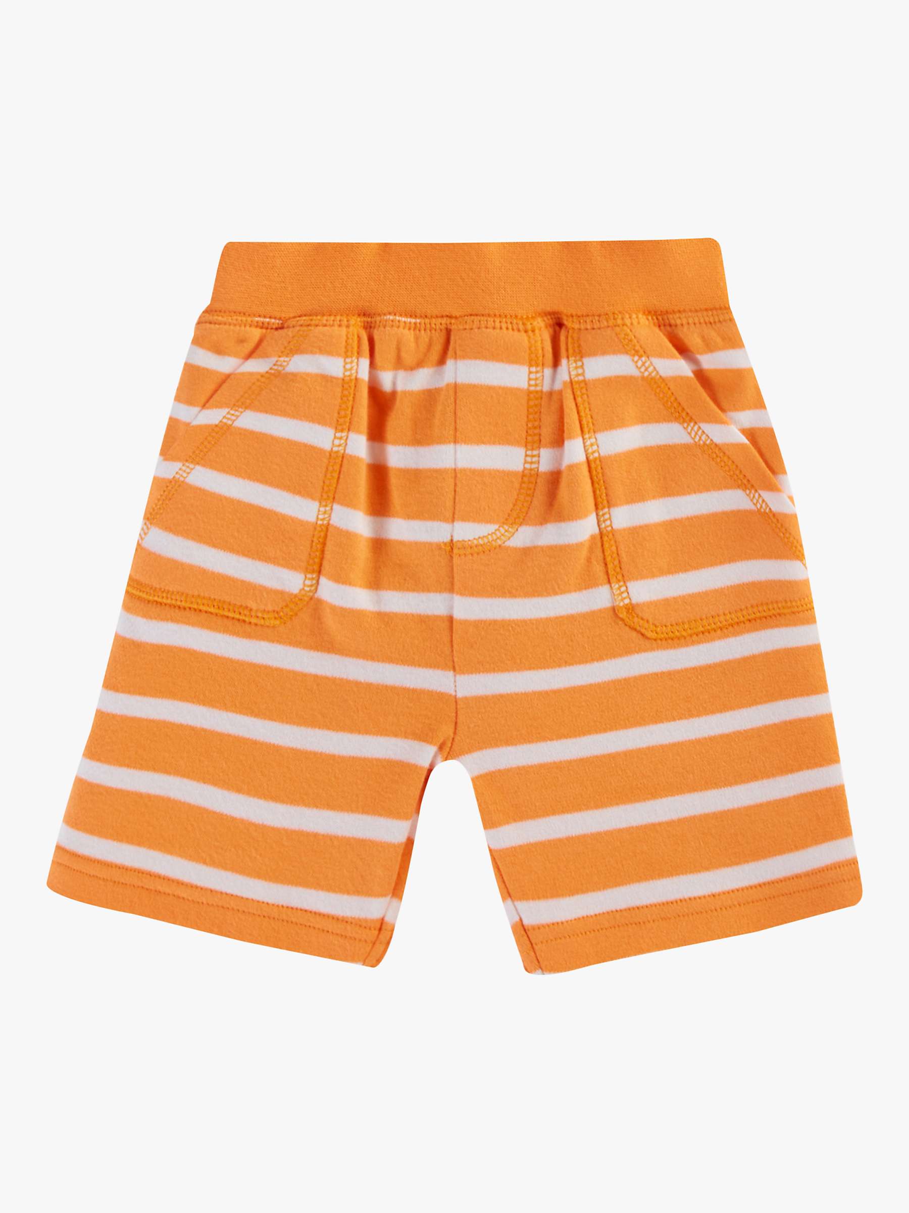 Buy Frugi Baby Little Ellis Organic Cotton Breton Stripe Shorts Online at johnlewis.com