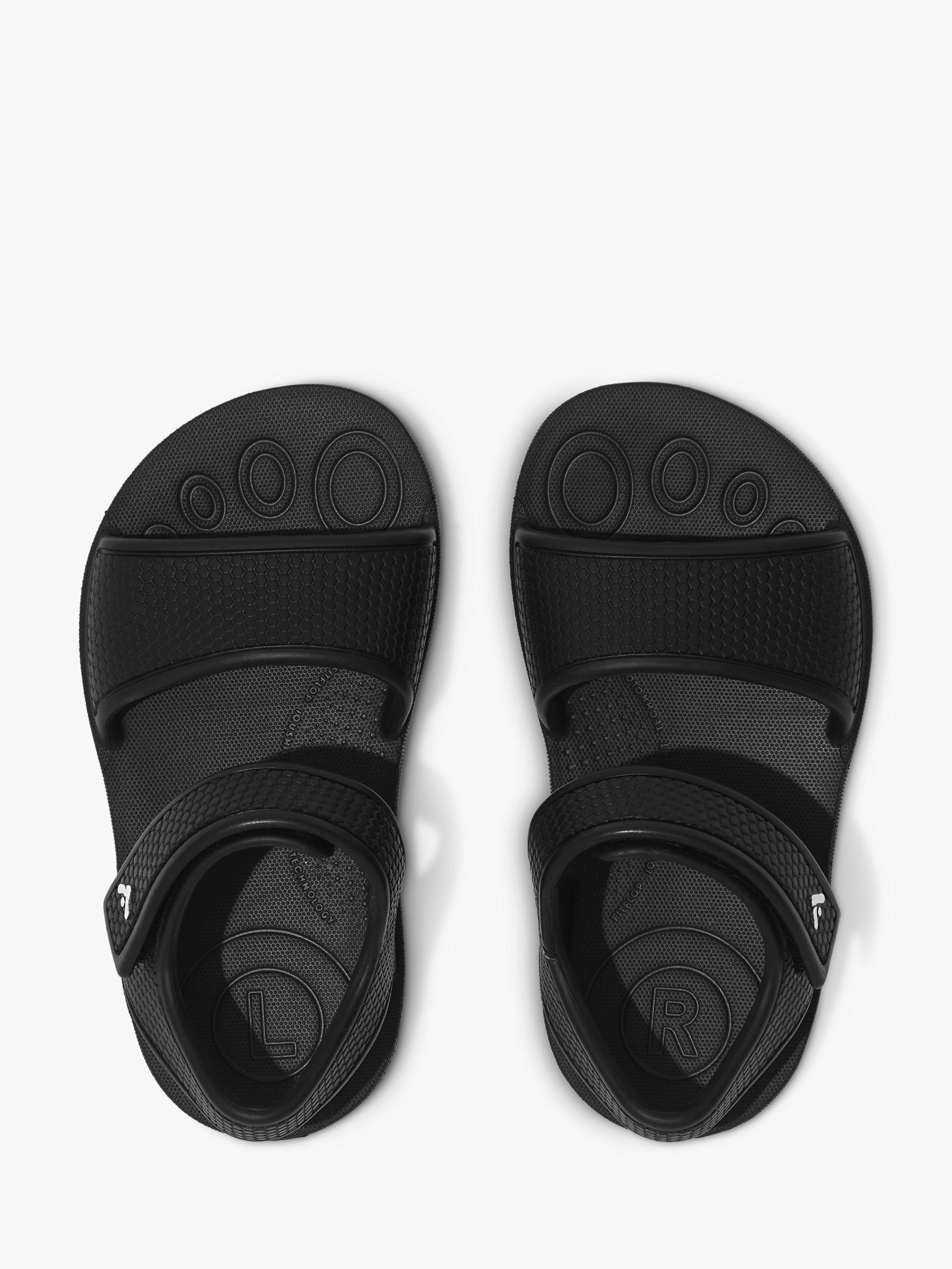 Buy FitFlop Kids' Iqushion Backstrap Pearlised Sandals Online at johnlewis.com