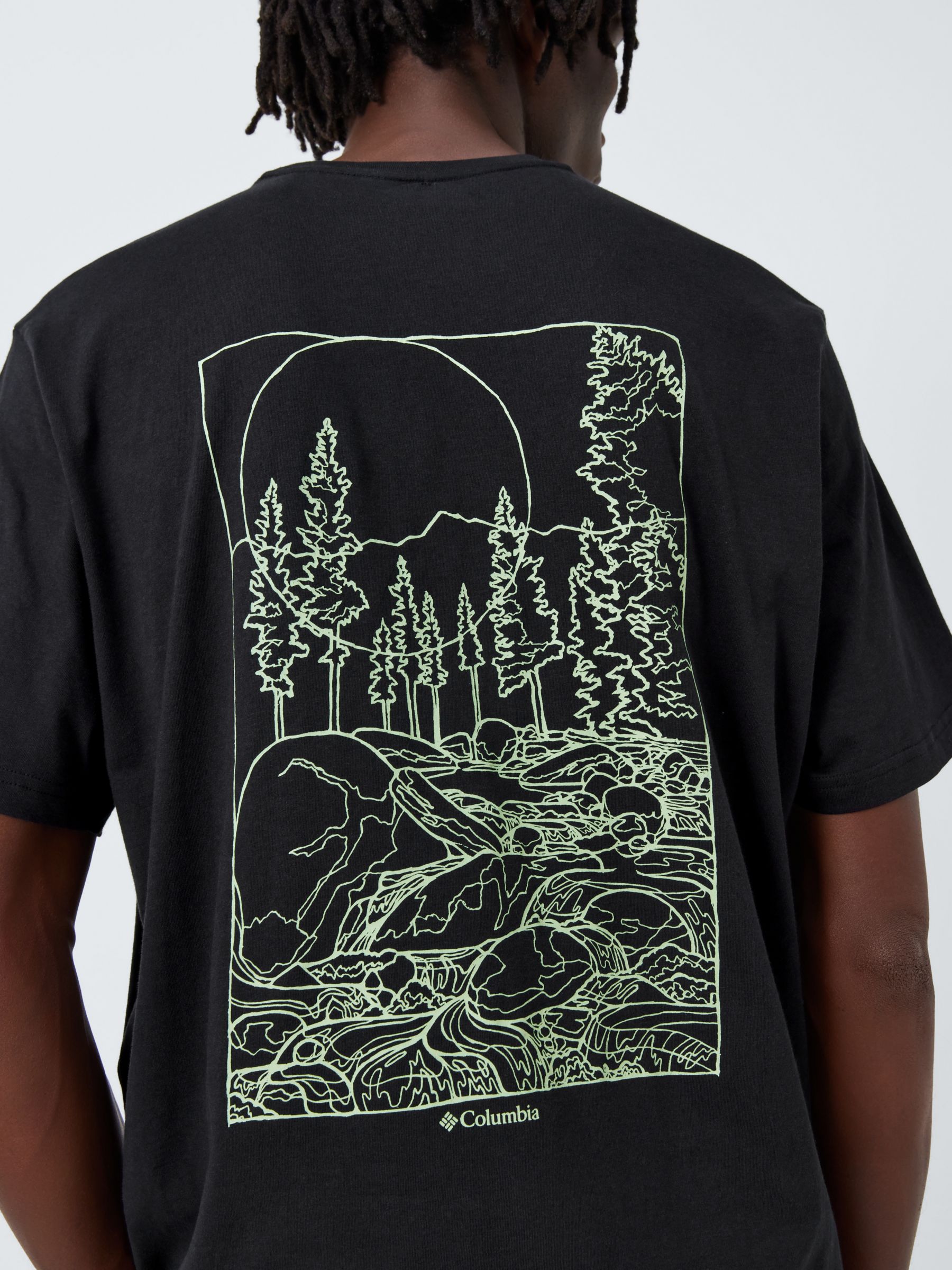 Columbia Rockaway River T-Shirt, Black, XL