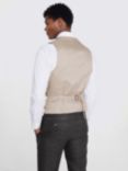 Moss Tailored Fit Linen Waistcoat, Khaki