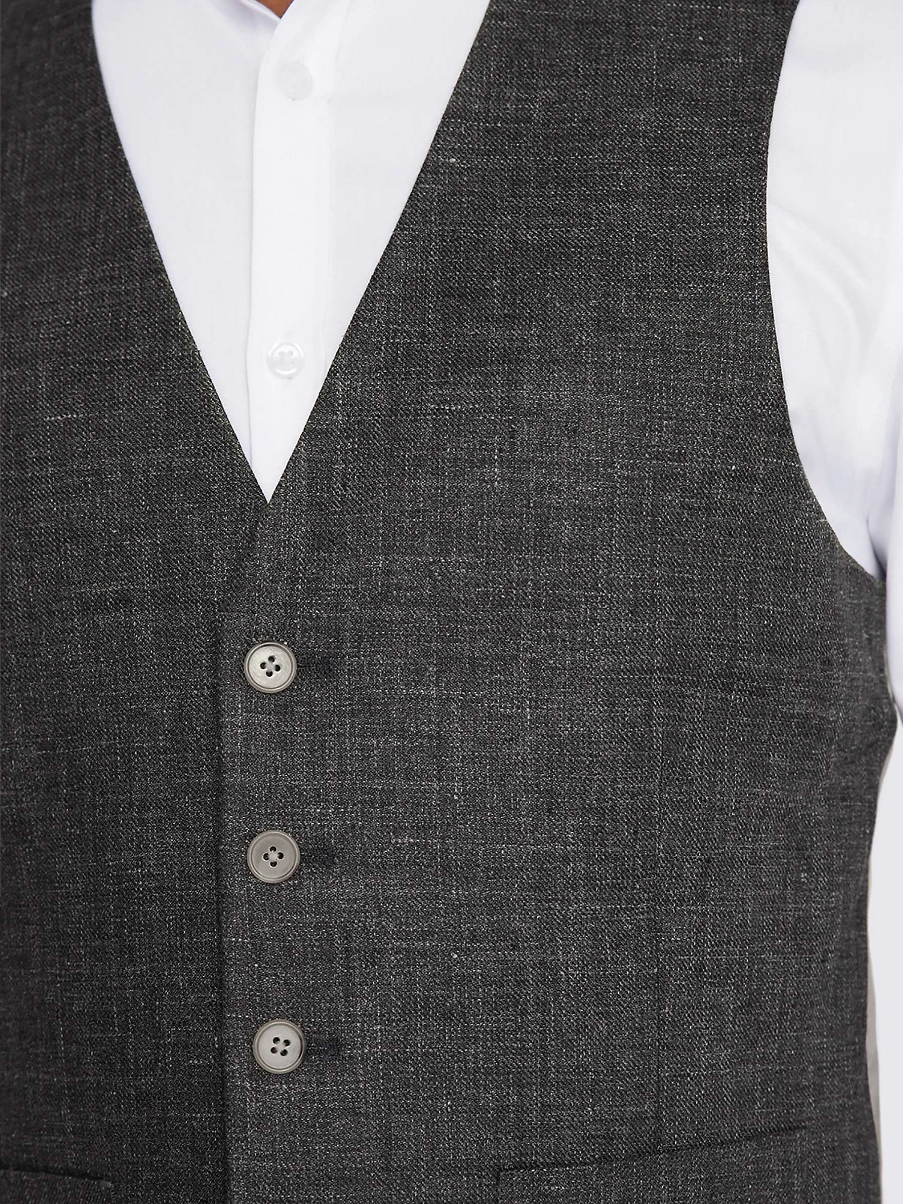 Buy Moss Tailored Fit Linen Waistcoat Online at johnlewis.com