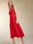 Baukjen Carmen Midi Dress, Crimson Red