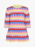 Olivia Rubin Kids' Martha Knitted Dress, Multi