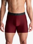 Under Armour Performance Waistband Boxers, Pack of 3, Black/Red