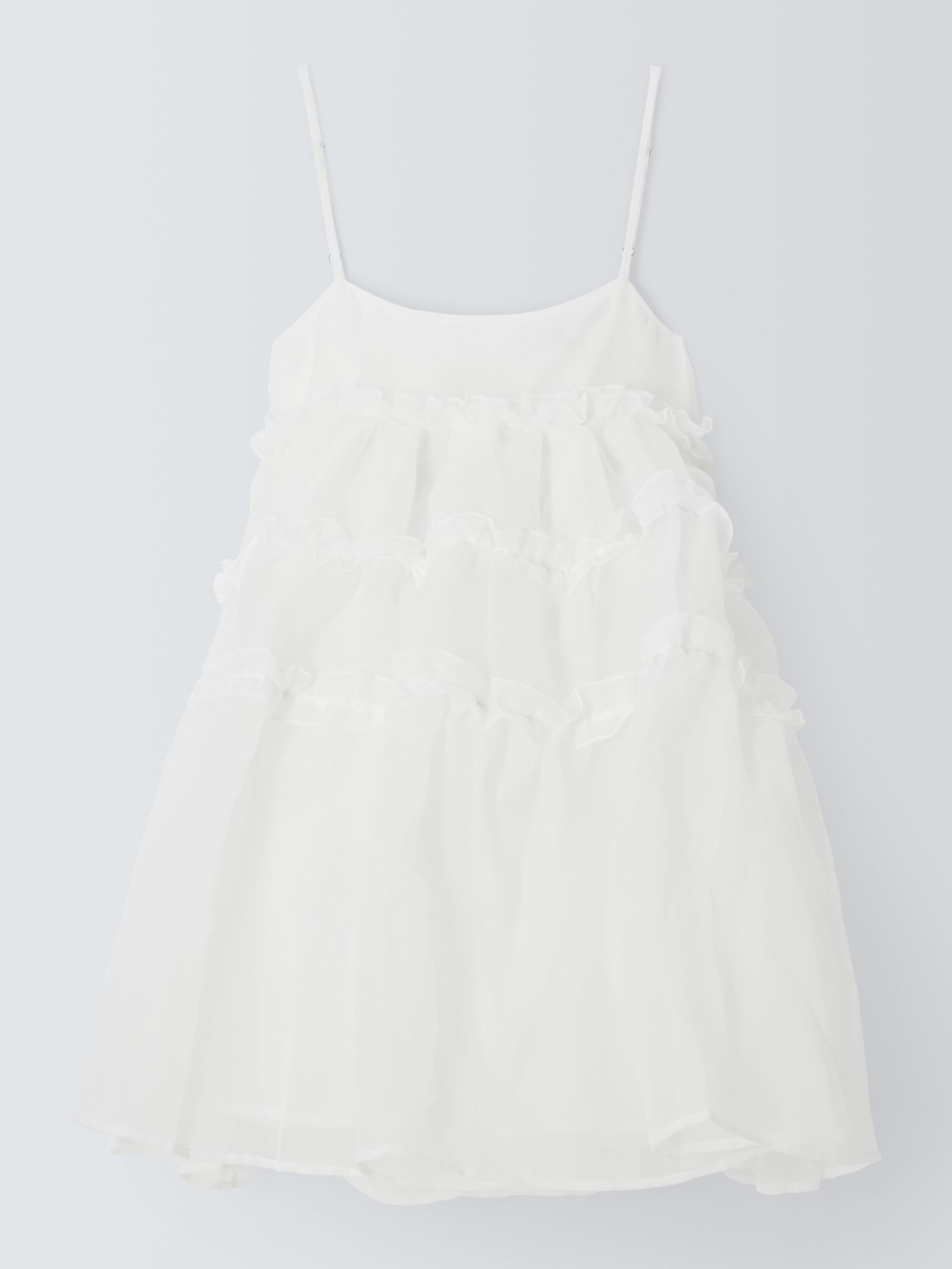 Sister Jane Dream Breeze Organza Mini Dress, White, 6