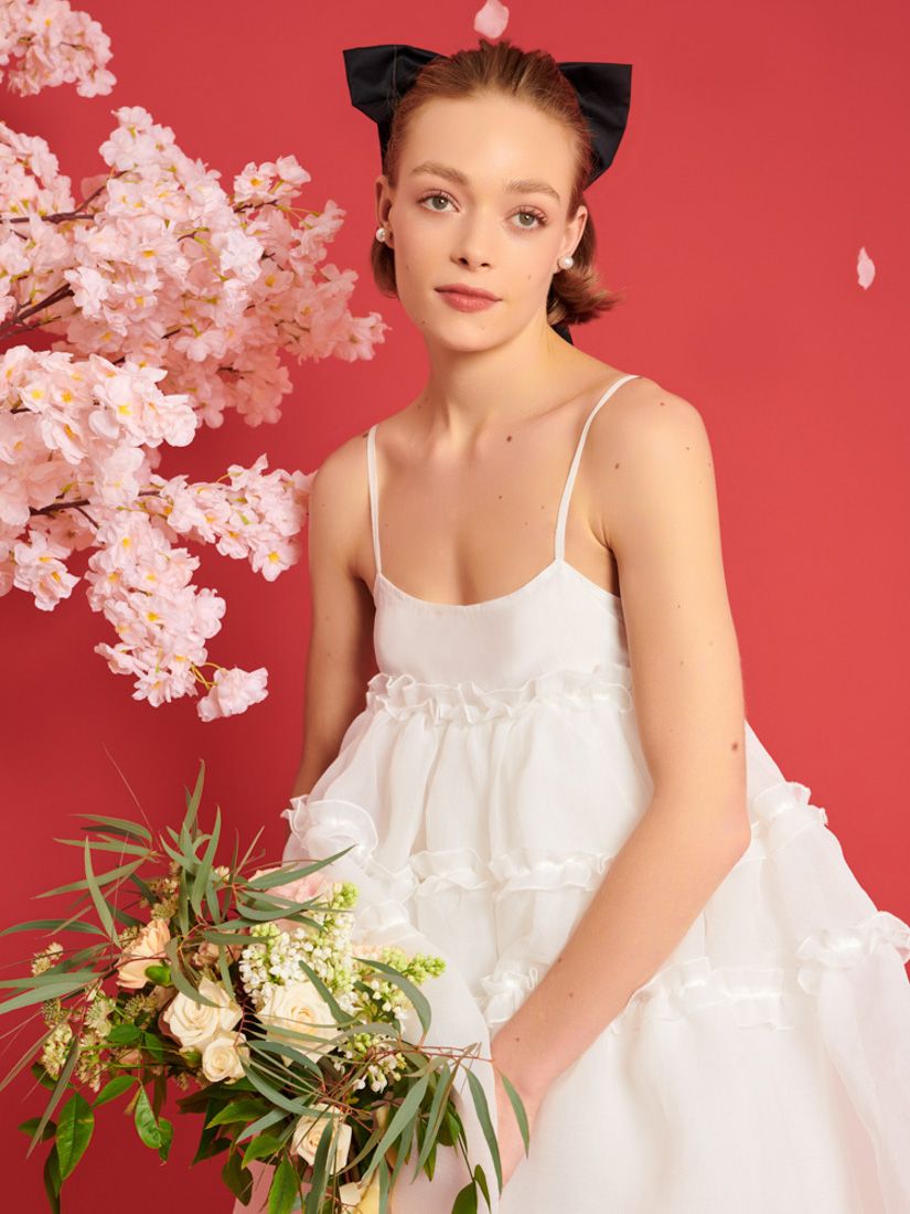 Buy Sister Jane Dream Breeze Organza Mini Dress, White Online at johnlewis.com