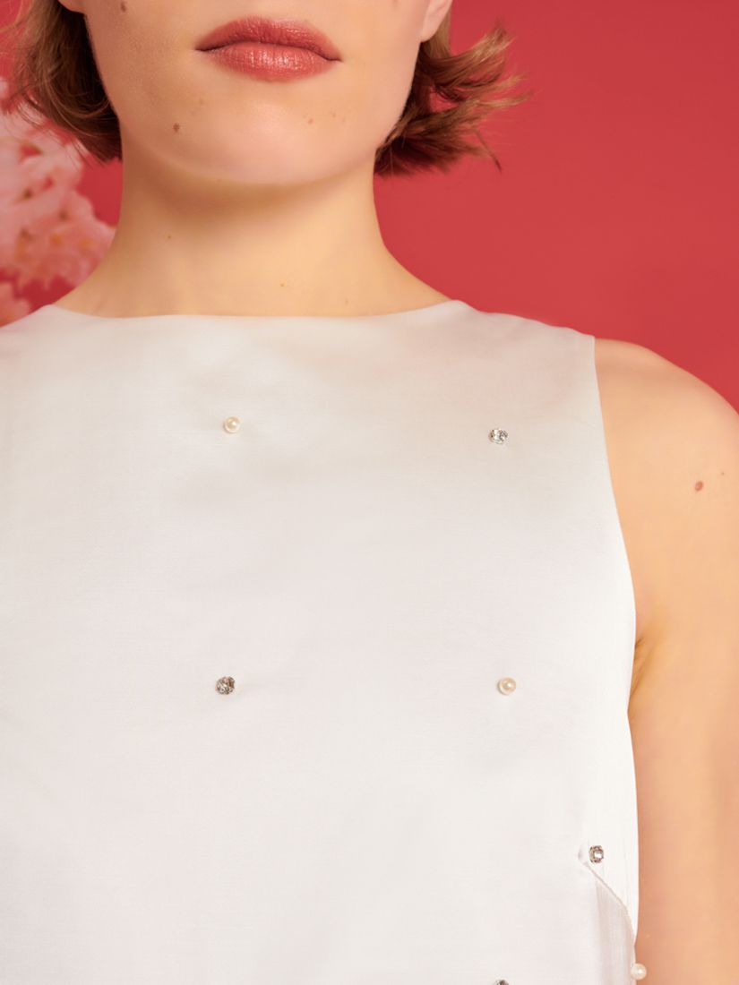 Buy Sister Jane Dream Evermore Embellished Mini Dress, Ivory Online at johnlewis.com