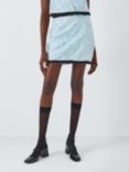 Sister Jane Dream Blossom Beaded Mini Skirt, Blue