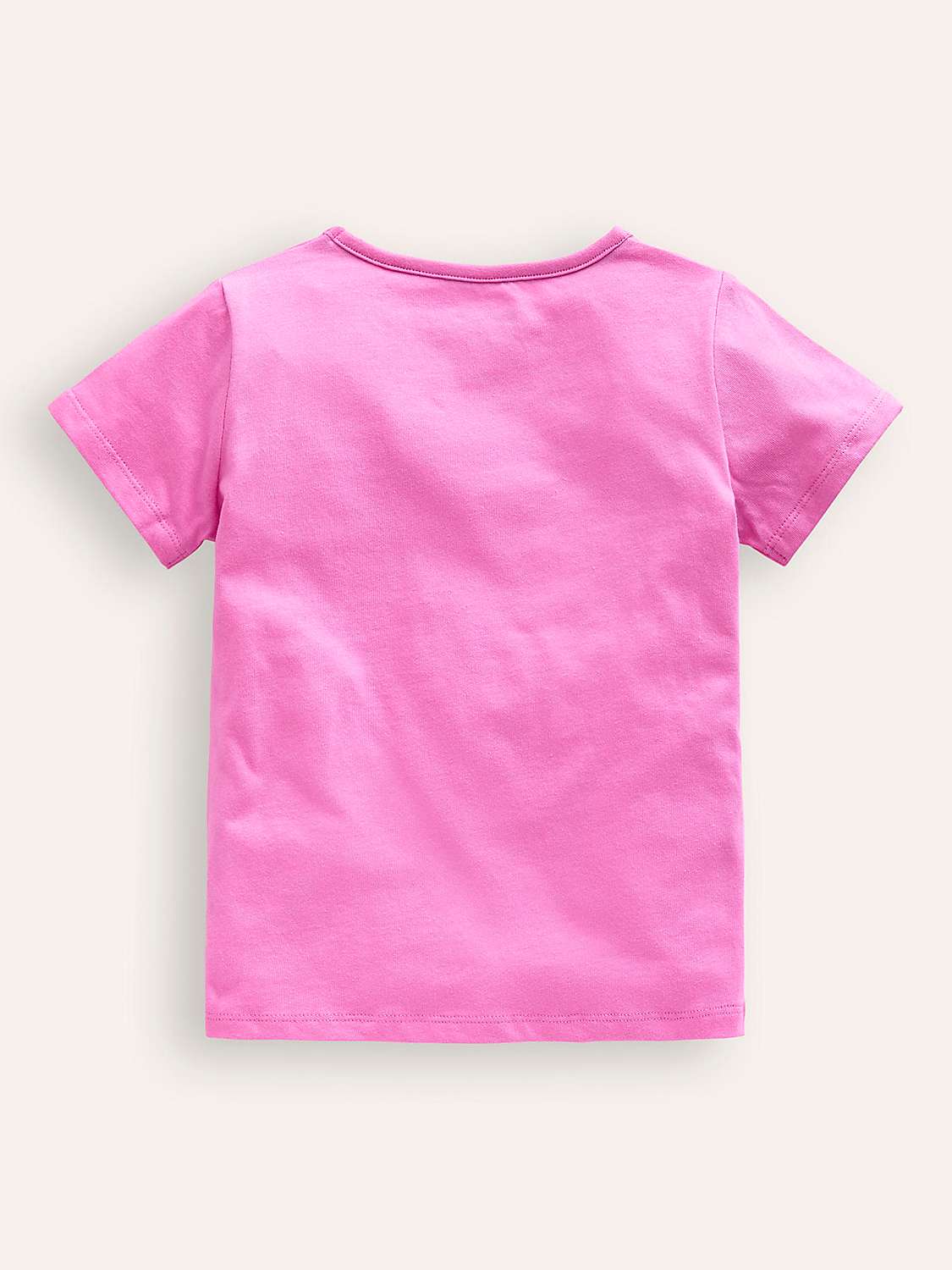 Buy Mini Boden Kids' Polaroid Applique Zip T-Shirt, Strawberry Online at johnlewis.com