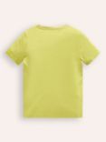 Mini Boden Kids' Turtles Applique T-Shirt, Yellow, Yellow