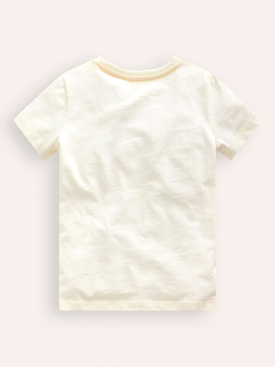 Mini Boden Kids' Woodlice Foil Print T-Shirt, Ivory, 12-18 months