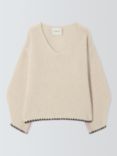 SUMMERY Copenhagen Kai Wool Blend Jumper, Ecru