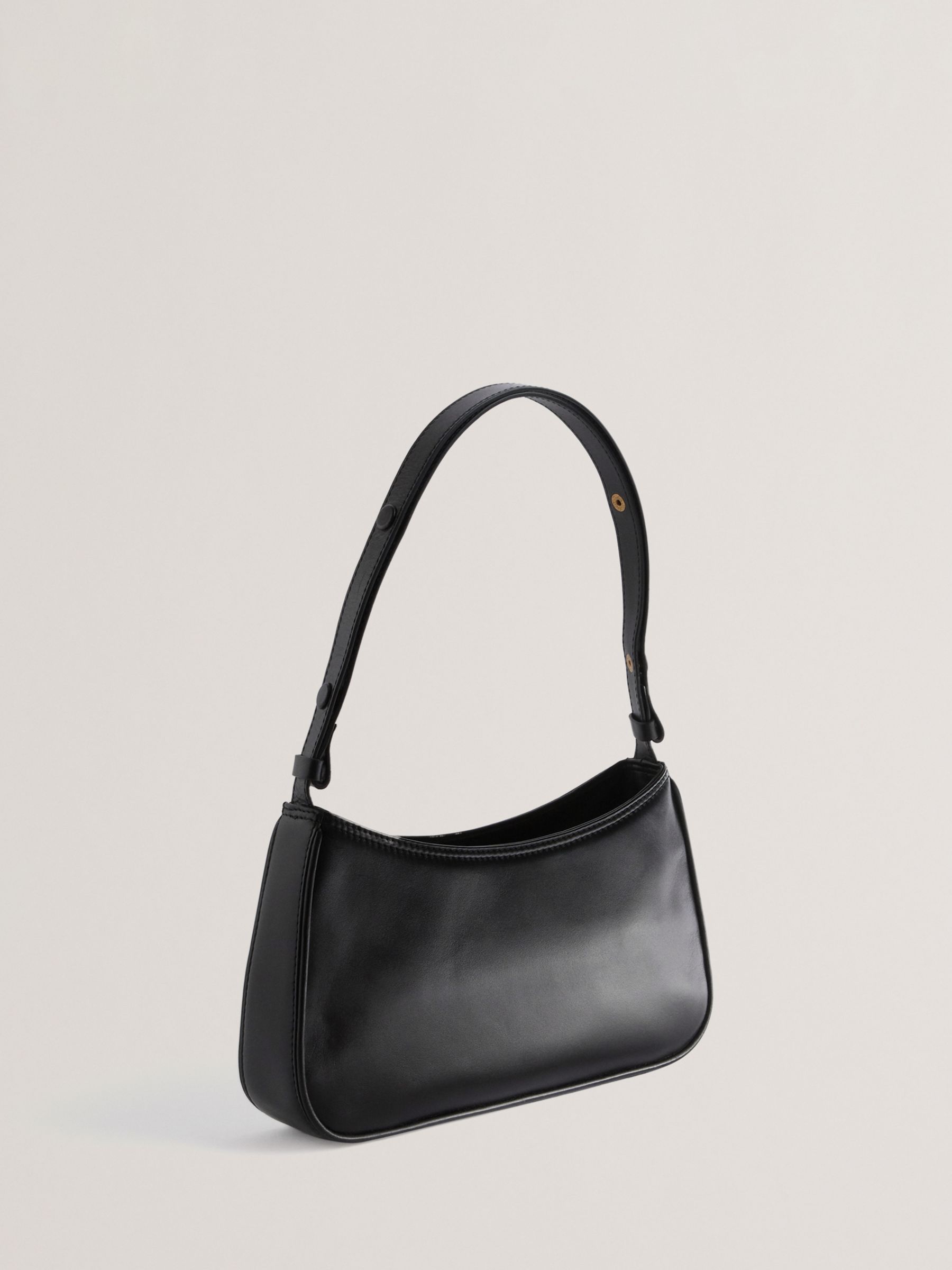 Ted Baker Edalli Equestrian Baguette Bag, Black at John Lewis & Partners