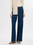 SELECTED FEMME Abiella Jeans, Dark Blue