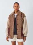 SUMMERY Copenhagen Ciel Colour Block Jacket, 594 Beige