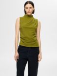 SELECTED FEMME High Neck Sleeveless Top, Cardamom Seed