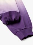 Benetton Kids' Cotton Gradient Fleece Joggers, Purple/Multi