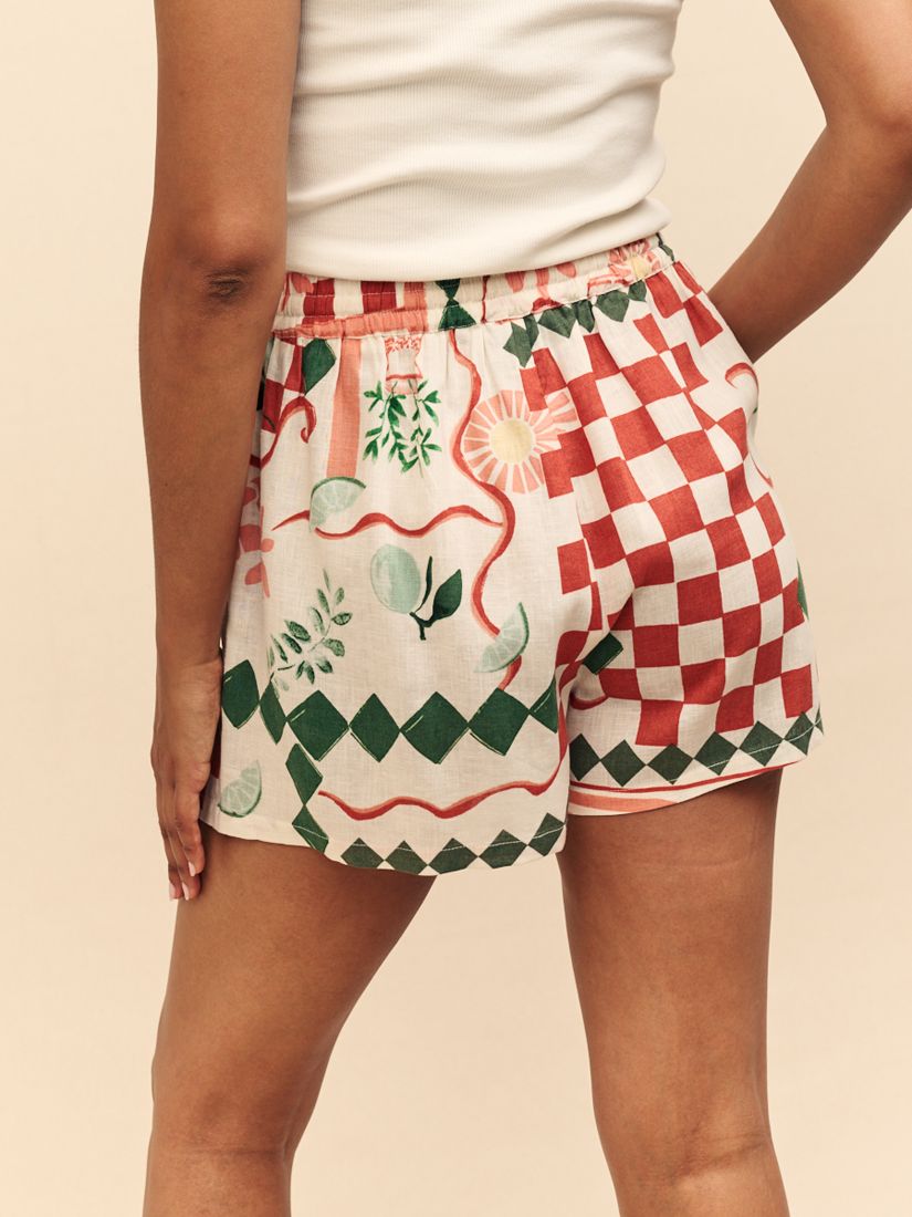 Buy Nobody's Child x Happy Place by Fearne Cotton Lettie Shorts, Multi Online at johnlewis.com