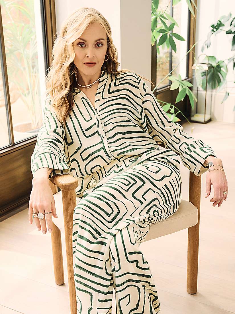 Buy Nobody's Child x Happy Place by Fearne Cotton Tamar Geometric Print Shirt Online at johnlewis.com