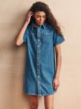 Nobody's Child Parton Denim Mini Shirt Dress, Blue