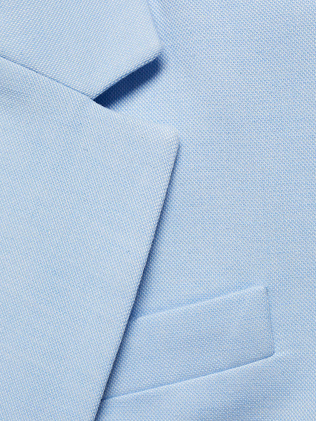 Mango Malaga Lyocell Suit Blazer, Pastel Blue