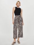 Mango Plumas Bow Trousers, Black