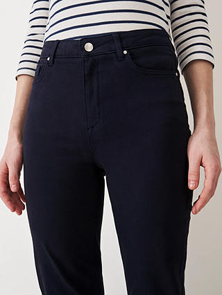Crew Clothing Mia Cropped Jeans, Navy Blue