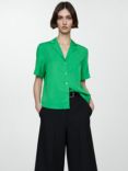 Mango Moma Lyocell Shirt, Green