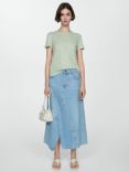 Mango Leno Linen T-Shirt