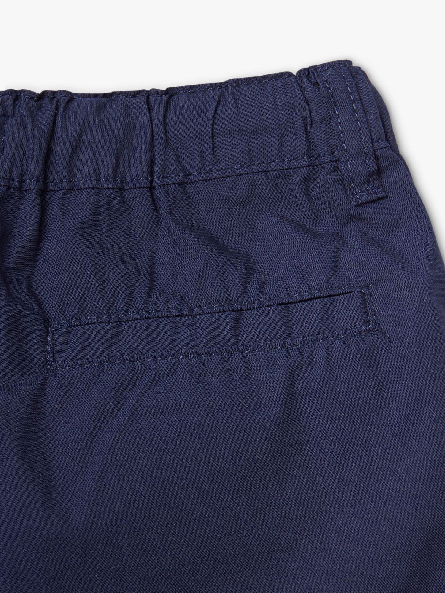 Benetton Kids' Poplin Casual Shorts, Night Blue, 3-4 years