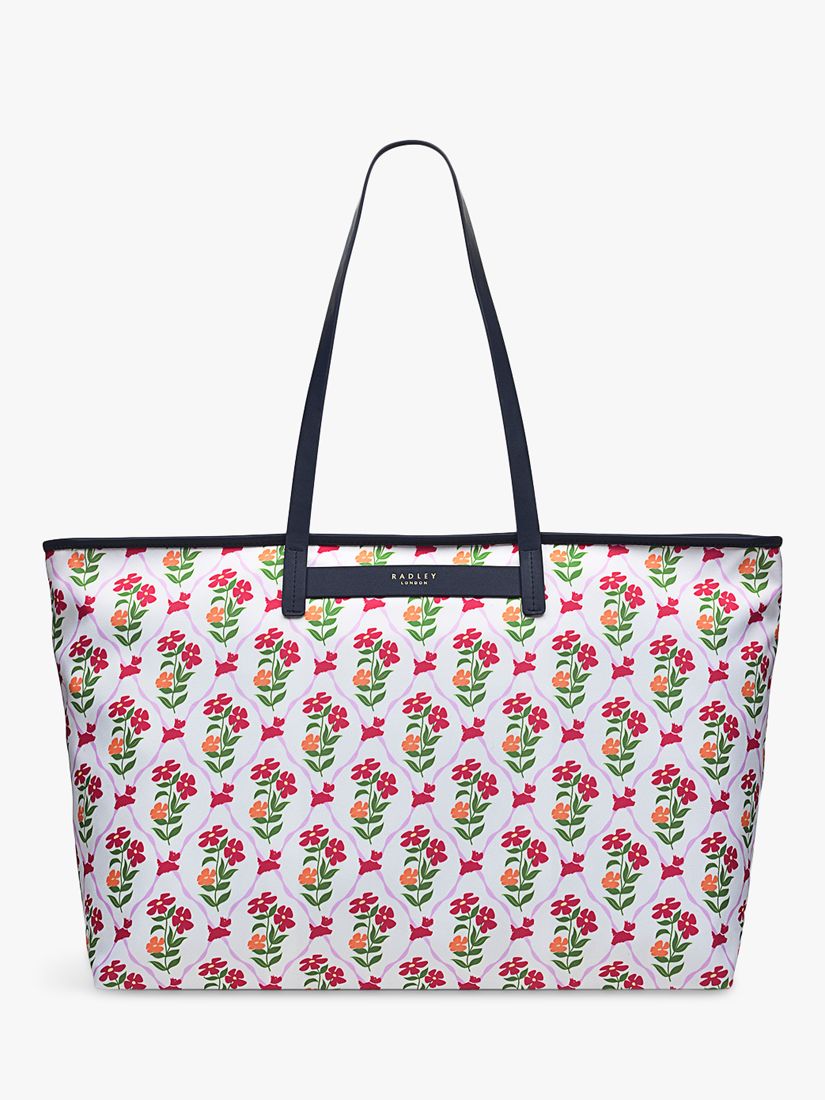 Radley Carousel Floral Tote Bag, Chalk/Multi, One Size
