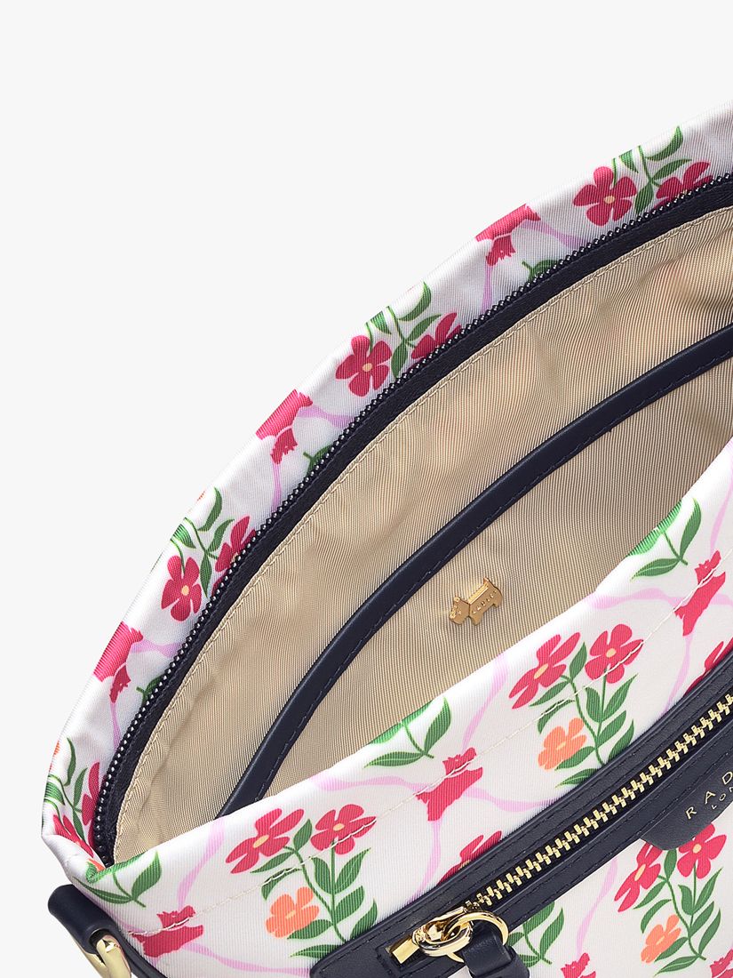 Radley Carousel Floral Crossbody Bag, Chalk/Multi, One Size