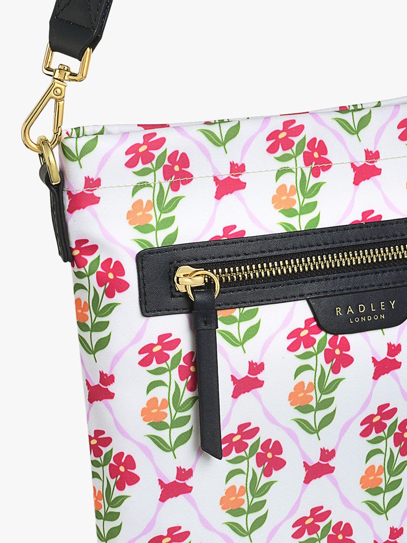 Radley Carousel Floral Crossbody Bag, Chalk/Multi, One Size
