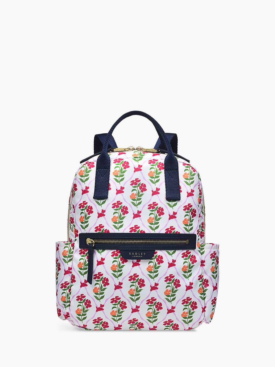 Radley Carousel Floral Backpack, Chalk/Multi, One Size