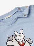 Benetton Baby Bunny Applique Sweatshirt