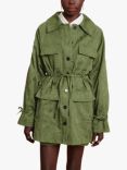 GHOSPELL Lina Jacquard Boxy Jacket, Green